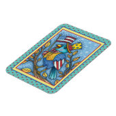 VIERDE JULI BLUEBIRD TWEET, AMERIKAANSE VLAG VS MAGNEET (Linkerzijde)