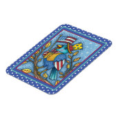 VIERDE JULI BLUEBIRD TWEET, AMERIKAANSE VLAG VS MAGNEET (Linkerzijde)