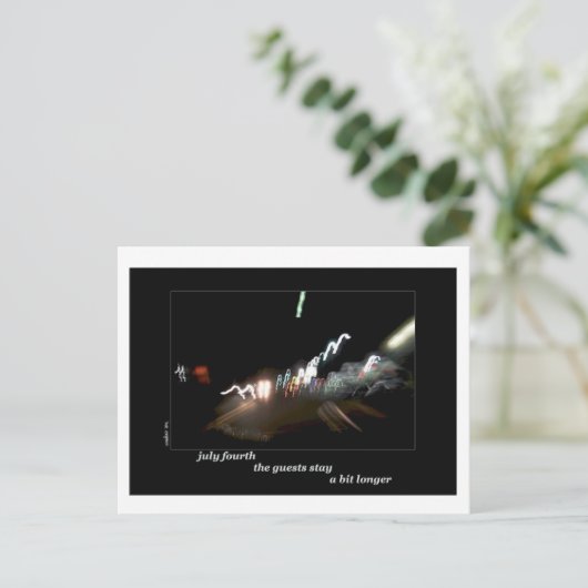 Vierde juli briefkaart (Staand voorkant)