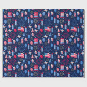 Vierde juli cadeaupapier (Vlak)