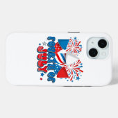 VIERDE JULI Case-Mate iPhone CASE (Achterkant (horizontaal))