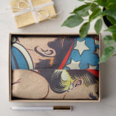 Vierde juli Comics Tissuepapier (Geschenk)