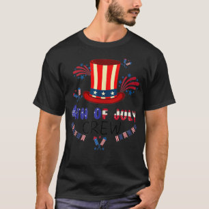 Vierde juli Crew Matching Family Outfits Mannen Vr T-shirt