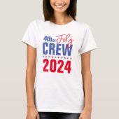 Vierde Juli Crew T-shirt (Voorkant)
