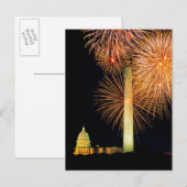 Vierde juli, de Vertoning van het Vuurwerk, Veldli Briefkaart (Voorkant / Achterkant)