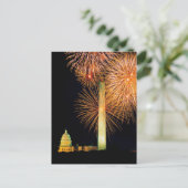 Vierde juli, de Vertoning van het Vuurwerk, Veldli Briefkaart (Staand voorkant)