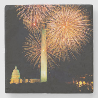 Vierde juli, de Vertoning van het Vuurwerk, Veldli Stenen Onderzetter