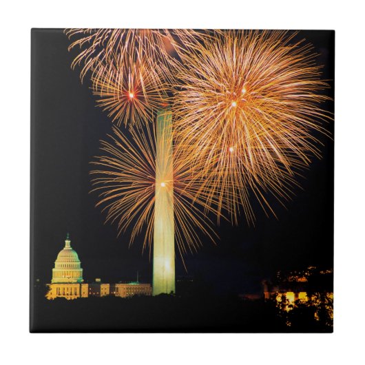Vierde juli, de Vertoning van het Vuurwerk, Veldli Tegeltje (Voorkant)