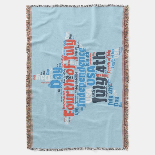 Vierde juli deken (Voorkant Verticaal)