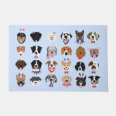 Vierde juli Dog Faces Deurmat (Voorkant)