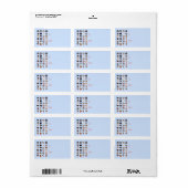 Vierde juli Dog Faces Etiket (Full Sheet)