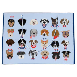 Vierde juli Dog Faces Groot Cadeauzakje