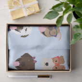 Vierde juli Dog Faces Tissuepapier (Geschenk)