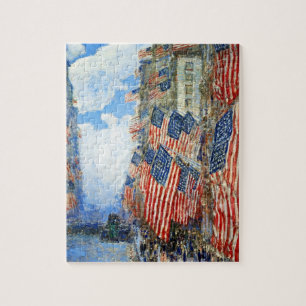 Vierde juli door Childe Hassam Legpuzzel
