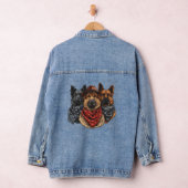 Vierde juli Duitse herdershonden Denim Jacket (Hangar)