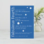 Vierde juli | Fabulair Vierde patriottisch Kaart (Staand voorkant)