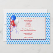 Vierde juli feest kaart (Achterkant)