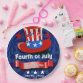 Vierde Juli Feest Papieren Bord (Feest)
