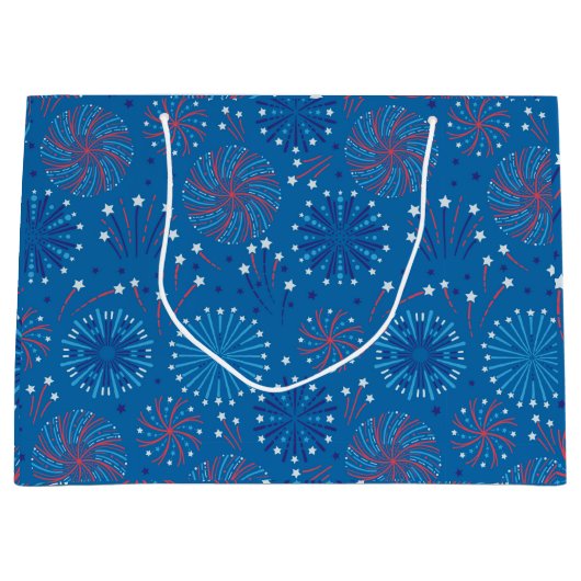 Vierde juli Fireworks Groot Cadeauzakje (Voorkant)