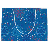 Vierde juli Fireworks Groot Cadeauzakje (Achterkant)