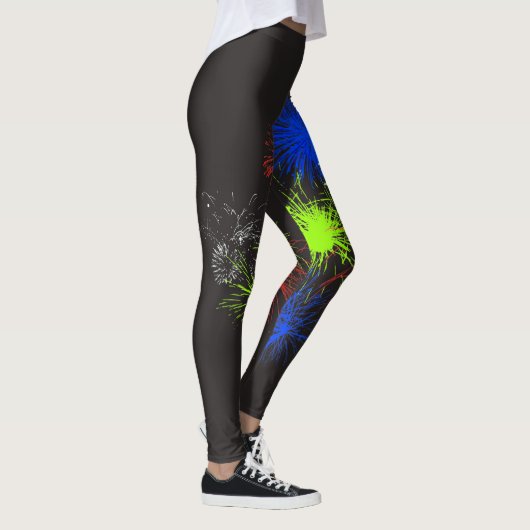 Vierde juli Fireworks Leggings (Rechts)