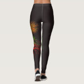 Vierde juli Fireworks Leggings (Achterkant)