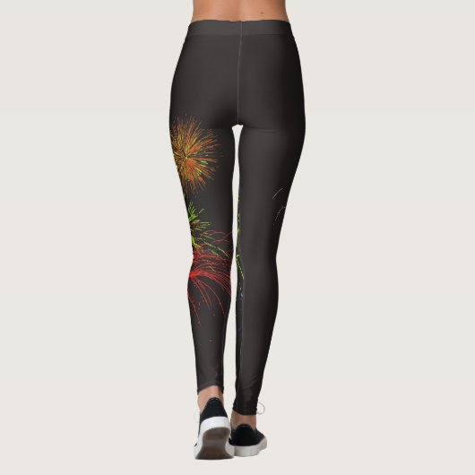 Vierde juli Fireworks Leggings (Achterkant)