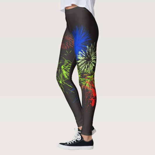 Vierde juli Fireworks Leggings (Links)