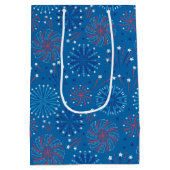 Vierde juli Fireworks Medium Cadeauzakje (Achterkant)