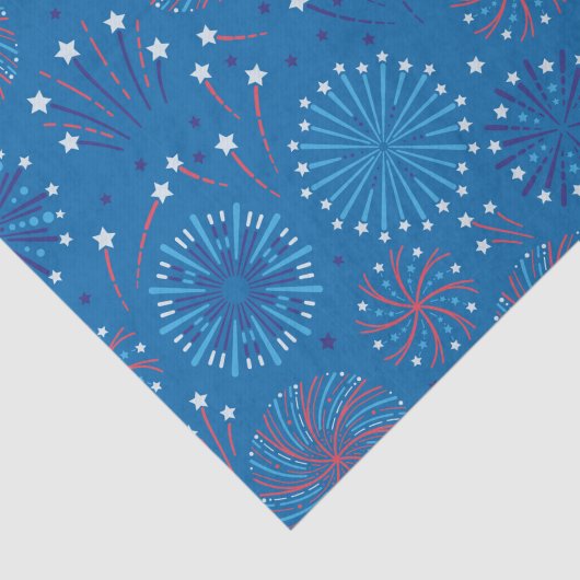 Vierde juli Fireworks Tissuepapier (Detail)