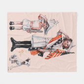 Vierde juli fleece deken (Voorkant (Horizontaal))