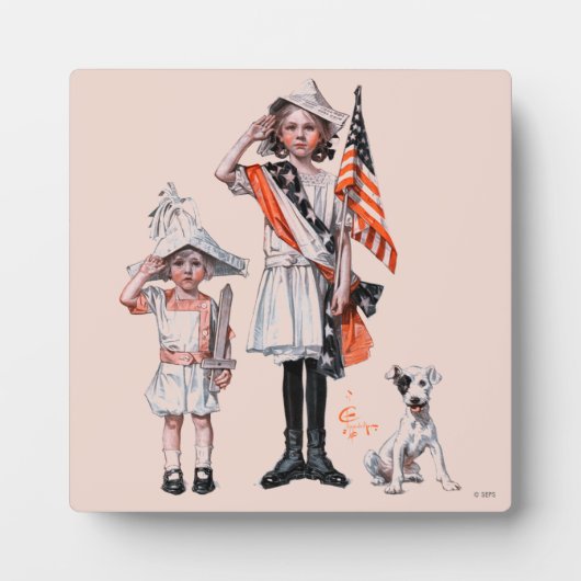 Vierde juli fotoplaat (Voorkant)