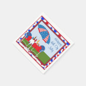 Vierde juli Garden Party Napkins Servet (Hoek)