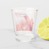 Vierde juli geschoten glas een kolibrie (Achterkant)