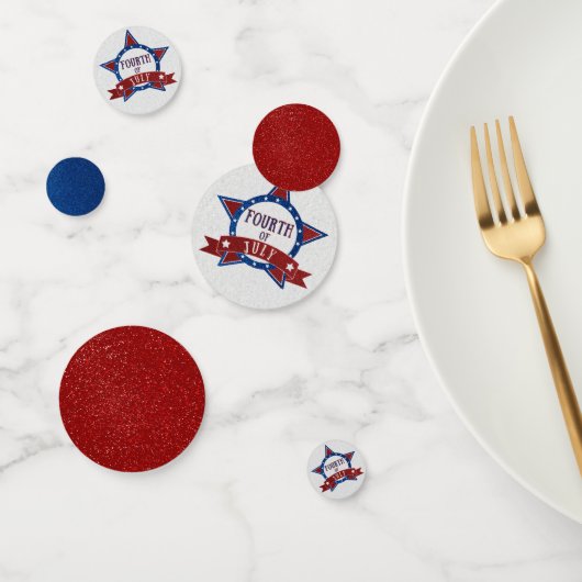 Vierde Juli Glitter Confetti (Groep)