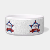 Vierde juli glitter pet voerbakje (Links)