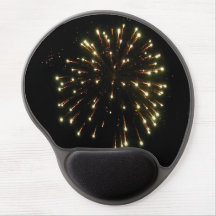 Vierde juli Gold Fireworks Burst