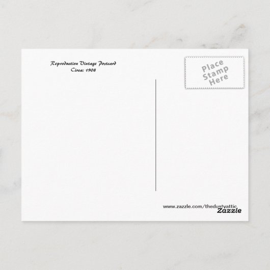 Vierde juli groeten - Washington Briefkaart (Achterkant)