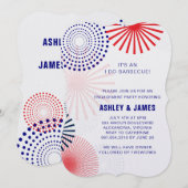 Vierde juli I Do Barbecue Verloving Invitation Kaart (Voorkant / Achterkant)