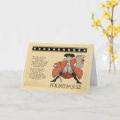 Vierde juli kaart (Gele Bloem)