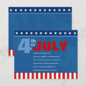 Vierde juli kaart (Voorkant / Achterkant)