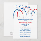 Vierde juli kaart (Voorkant / Achterkant)