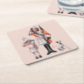 Vierde juli kartonnen onderzetters (Schuin)