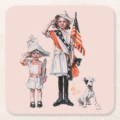 Vierde juli kartonnen onderzetters (Voorkant)