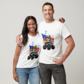 Vierde Juli Katrijdende Monster T-shirt (Unisex)