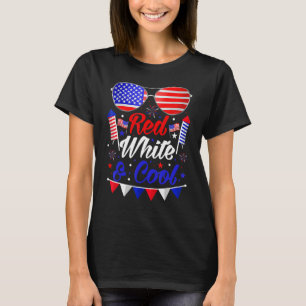 Vierde juli Kinder-rood-wit en blauw-Pa T-shirt