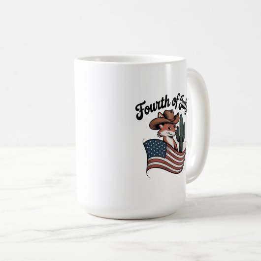 Vierde juli koffiemok (Voorkant rechts)