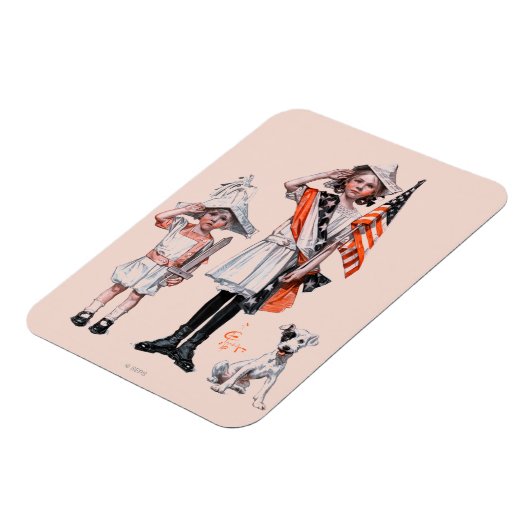 Vierde juli magneet (Linkerzijde)