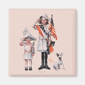 Vierde juli magneet (Voorkant)