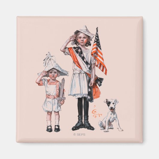 Vierde juli magneet (Voorkant)